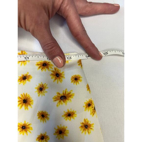 WeWoreWhat Mini Slip Skirt "Ditsy Daisies" Ditsy floral Fairycore Festival - Picture 7 of 9